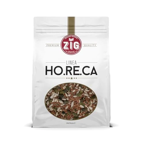 Offerta a tempo: ZIG - HORECA - Misto semi Seeds mix - Semi di zucca, semi di girasole, semi di lino, semi di sesamo 1 Kg - 0.00% da 14.90 € a 14.90 €