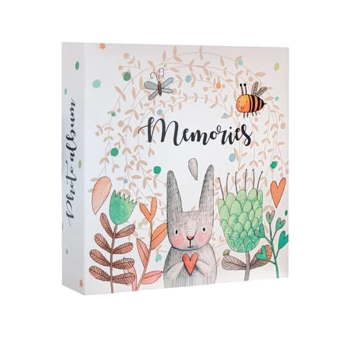 期間限定オファー: Grupo Erik 6x4 フォトアルバム - かわいいウサギ | 10x15cm 200ポケット フォトアルバム 6x4 メモリーブック | 15ポンド以下のウサギのギフト 女性と男性へのかわいいギフト 通常価格 13.46 JPY セール価格 11.99 JPY (割引 11%)