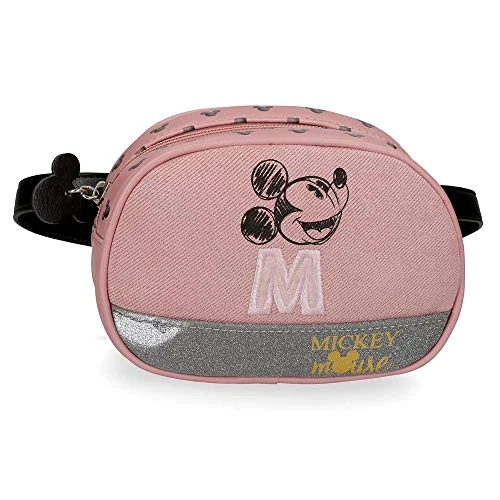 Zeitlich begrenztes Angebot: Disney Gürteltasche Mickey The Blogger, Rosa, 17x12x6 cms von 21.72 € auf 21.72 € (0.00% Rabatt)