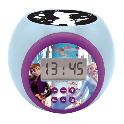 Offre limitée : Lexibook, La Reine des Neiges Réveil Projecteur, RL977FZ de 24.99 € à 19.00 € (24% de remise)