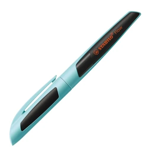 Tijdelijke aanbieding: STABILO - Ergonomische vulpen - Flow SPORTY - Incl inktpatroon (uitwisbaar) - Lichtblauw/Zwart van 12.65 € naar 12.65 € (0.00% korting)