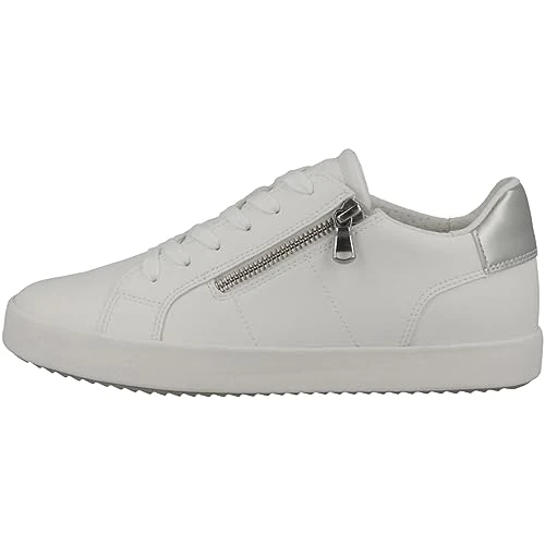Limited-time offer: Geox Womens D Blomiee Sneakers, Optic White, 5 UK from 44.99 GBP to 34.99 GBP (save 22%)