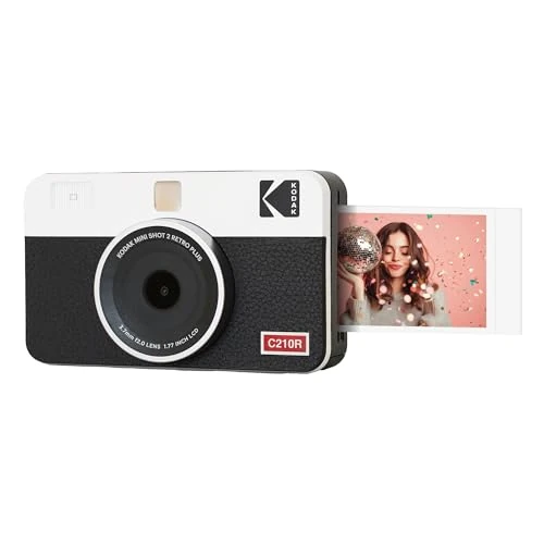 Limited-time offer: KODAK Mini Shot 2 Retro 2x3” Instant Digital Camera & Photo Printer, 2-in-1 Portable Print Camera, Bluetooth Smartphone Printer for iOS & Android, 4PASS Dye Sublimation from 129.99 £ to 99.99 £ (save 23%)