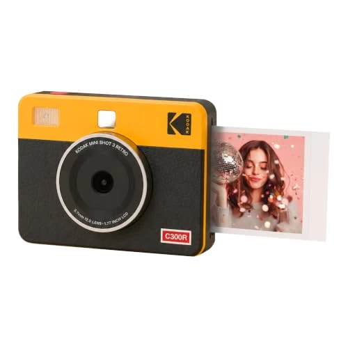 Offerta a tempo: Kodak Mini Shot Combo 3 Retro - C300R, Giallo - 5% da 139.99 € a 133.58 €