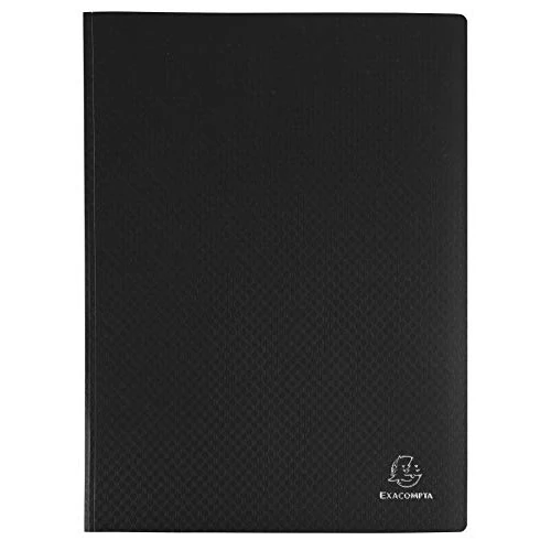 Limited-time offer: Exacompta - Ref 8821E - Semi-Rigid PP Display Book - Suitable for A4 Documents, Wipeable Cover, 500 Micron Polypropylene, 20 Pockets, 40 Viewing Pages - Black Cover from 3.95 £ to 3.95 £ (save 0.00%)