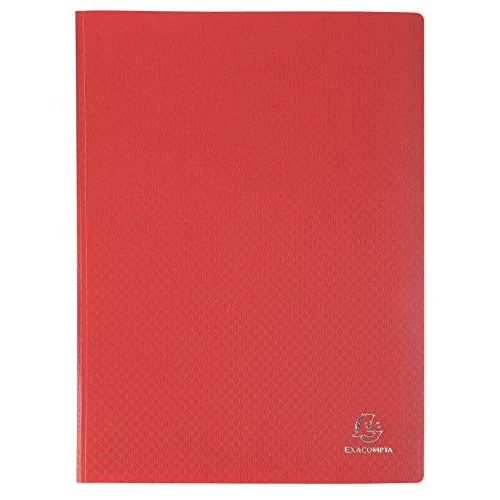 Oferta limitowana: Exacompta 8825E Album ofertowy Opak PP z 20 przezroczystymi koszulkami A4 na 40 stron, odpowiedni do szkoły i biura album na dokumenty album na prospekty 1 sztuka kolor czerwony z 20.05 zł na 20.05 zł (oszczędź 0.00%)