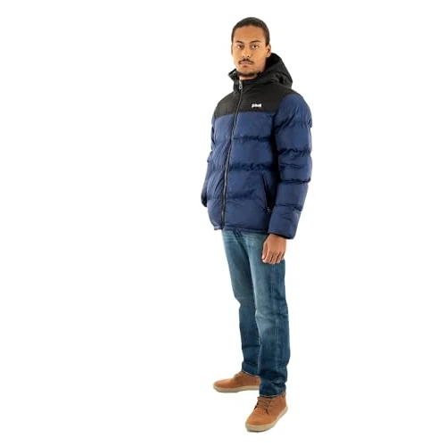 Schott NYC UTAH2, Fodero con Cappuccio e Imbottitura in Spugna Unisex - Adulto, Blu Reale, XL