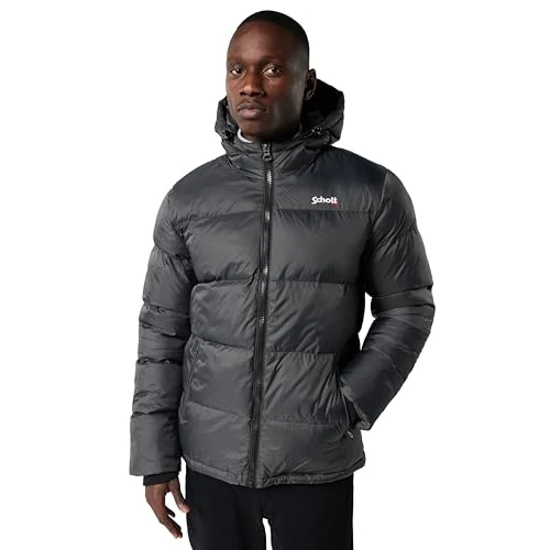 Limitiertes Angebot: Schott NYC Unisex Idaho2 Jacke, Anthrazit, L von 111.75 EUR auf 104.30 EUR (Spare 7%)
