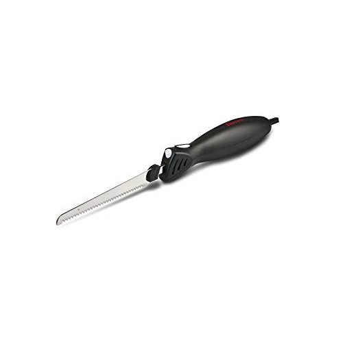 Girmi CT10 Cuchillo Eléctrico, 45 W, Motor DC, 2 Juegos de Cuchillas, Negro