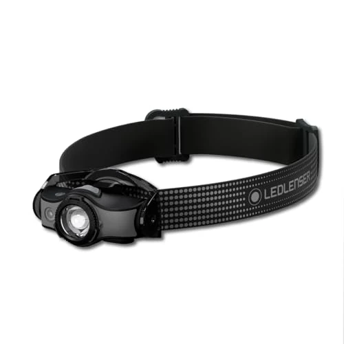 Offerta a tempo: Ledlenser MH5 Torcia Frontale LED da Outdoor, Nera/Grigia, Ricaricabile con Batteria, 400 Lumen, autonomia Fino a 35 Ore, Luce Rossa, Possibile Uso con 1 Batteria AAA, clipmetallica - 20% da 49.90 € a 39.73 €