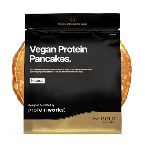 Limited-time offer: Protein Works | Vegan Protein Pancakes - Gold, Natural Flavour, 1kg from 17.99 £ to 17.99 £ (save 0.00%)