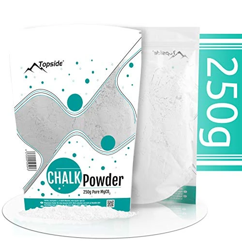 Offre limitée : TOPSIDE 250g de Magnésie Poudre - Pur Carbonate de Magnésium pour Le Sport: Escalade, Musculation, Crossfit, Calisthenics - pour Plus de Grip de 11.98 € à 11.98 € (0.00% de remise)