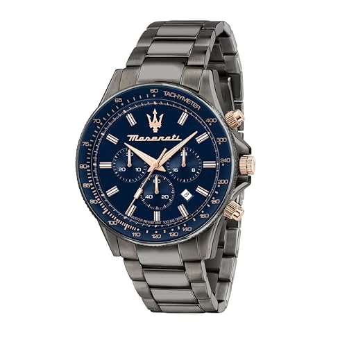 Oferta limitada: Maserati Reloj para Hombre, Colección Sfida, en Acero Inoxidable, PVD Gris, con Correa de Acero Inoxidable - R8873640001 de 329.00 EUR a 263.20 EUR (ahorro 20%)