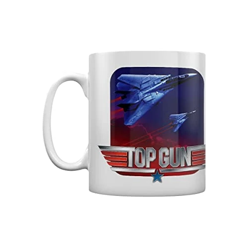 Offerta a tempo: Top Gun Tazza in ceramica con logo, 315 ml, articolo regalo - 48% da 17.20 € a 8.99 €