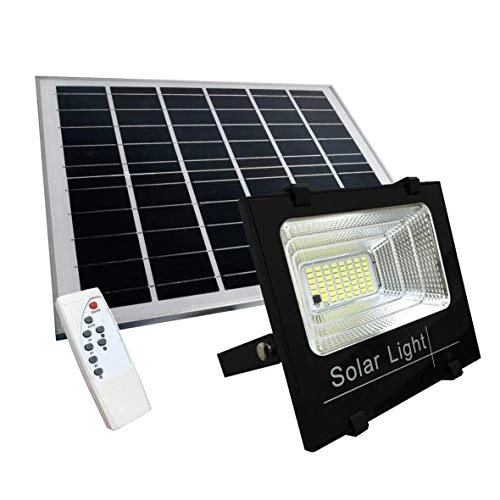 Limited-time offer: Saldi FAR50WSOLAR-N SMD LED Headlight with Solar Panel, Sensor and Remote Control, 50 W White from 26.00 £ to 26.00 £ (save 0.00%)
