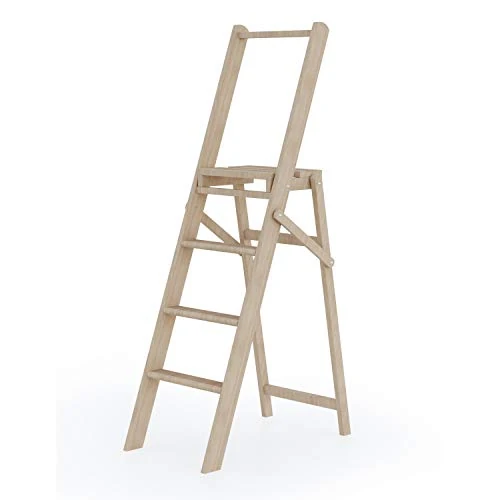 Offerta a tempo: Colombo Sgabello Woody 4 Plus | Sgabello Pieghevole in Legno di Faggio, Scaletta 4 Gradini | Portata 120kg | Made in Italy - 58% da 49.90 € a 20.90 €
