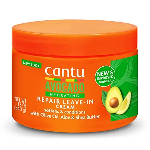 Cantu Avocado Leave-in conditionerende crème 340 gram (verpakking kan variëren)