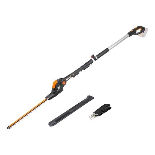 Oferta limitowana: WORX WG252E.9 Akumulatorowe Teleskopowe Nożyce do Żywopłotu, Szerokość Cięcia 45 cm, 10-Pozycyjna Regulowana Rączka do Wysokości 3.2 m, Kompatybilne z Powershare, bez Akumulatora i Ładowarki z 352.89 zł na 352.89 zł (oszczędź 0.00%)