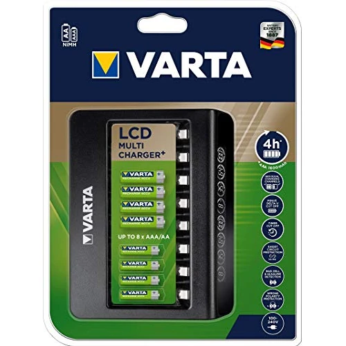Offerta a tempo: VARTA Multi Charger +, Caricatore per batterie ricaricabili in AA / AAA / 9V — 21% da 38,99 € a 30,61 €