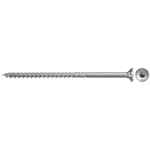 Limited-time offer: fischer 50 x Chipboard Screws Power-Fast II 4.0 x 45 Countersunk Head with Inner Star TX Partial Thread Galvanised Blue Passivated (Item No. 670655) from 4.43 £ to 4.43 £ (save 0.00%)