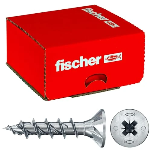 Offerta a tempo: Fischer PowerFast II Viti Legno Truciolari Pozi CZF 5,0x20 Filetto totale, Testa svasata piana, Rivestimento in Cera, 500 Pz - 0.00% da 22.12 € a 22.12 €