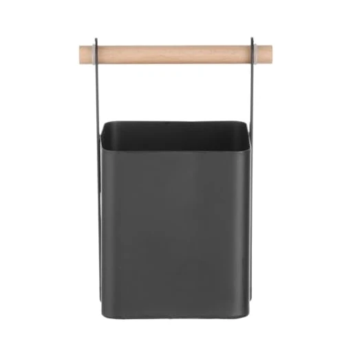Zeitlich begrenztes Angebot: HENDI Besteckbehälter, mit Buchenholz Griff, 140x105x(H) 190mm, schwarz | Menage, Besteckhalter, Bestecktrager, Tisch Caddy, Küchen-Organizer, Küchenutensilienhalter, Kohlenstoffstahl von 19.49 € auf 19.49 € (0.00% Rabatt)