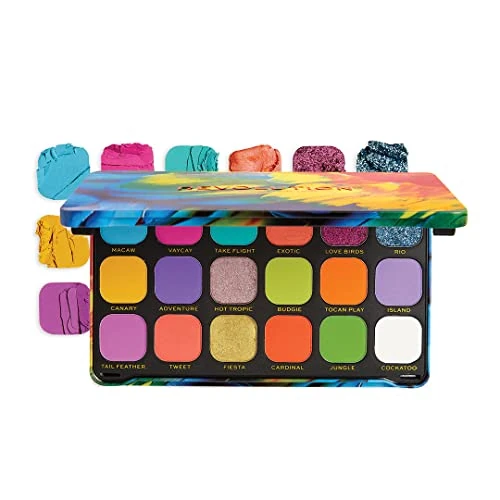 Offre limitée : Makeup Revolution, Palette d'ombres à paupières Forever Flawless, Bird of Paradise, 18 nuances, 19,8 g de 11.99 EUR à 11.99 EUR (remise 0%)