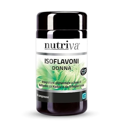 Offerta a tempo: NUTRIVA Isoflavoni Donna, Integratore Alimentare a base di Isoflavoni da Kudzu — 31% da 30,00 € a 20,67 €
