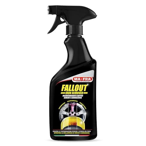 Ma-Fra, Fallout Iron Remover, Fast Decontaminant, Removes Ferrous Residue from Car Bodywork and Alloy Wheels, 500 ml Pack