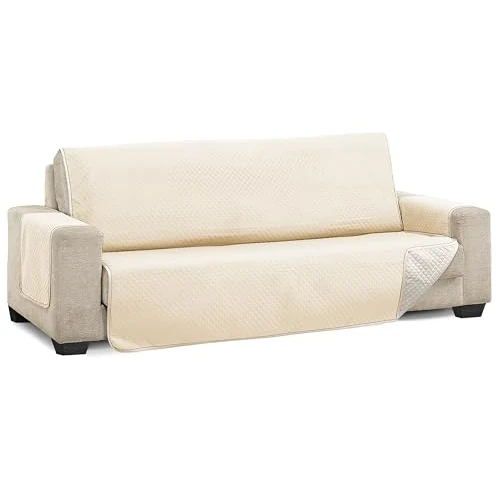 Martina Home Diamant 2 Seater Sofa Cover - Beige/Linen