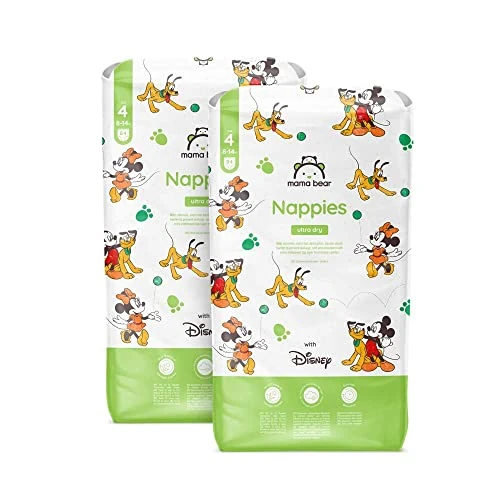 Mama Bear Disney, 168 Ultra Dry Luiers, Maat 4 (8-14 kg)