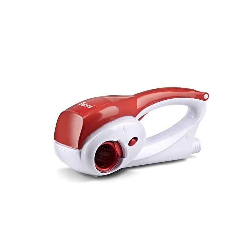 Girmi GT02 - Rallador de acero inoxidable, 12W, cilindros finos y gruesos, color rojo