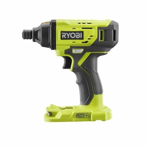 RYOBI 18 V ONE+ Cordless Impact Wrench R18ID2-0 (Max. Torque 200 Nm, 1/4 Inch Hex Socket, Impact Rate 0-3,600 min-1, LED Lighting, Includes Impact Bits, Square Adapter, Without Battery and Charger)