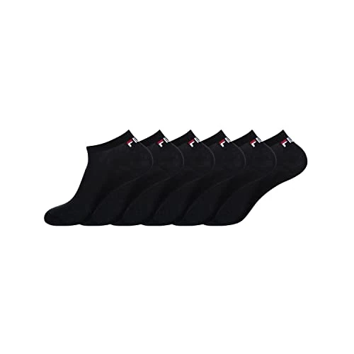 Beperkte aanbieding: FILA Herensokken, geweven met kussen, duurzaam, 6 stuks, Zwart, 39-42 EU van 15.95 EUR naar 15.95 EUR (besparing 0%)