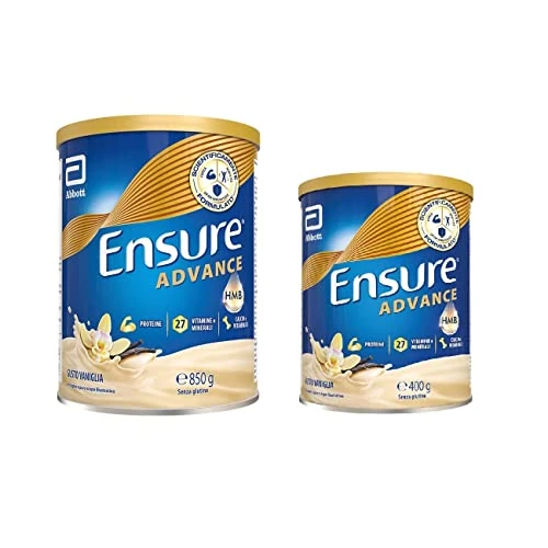 Ensure Pack de 2 Nutrivigor Complemento Alimenticio con Proteínas, Vitaminas y Minerales, Sabor Vainilla - 850 gr + 400 gr