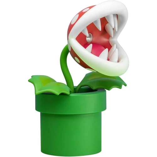 Offerta a tempo: Super Mario Lampada Piranha Plant Lampada da Scrivania con Testa Movibile, LED, USB, 33cm - 46% da 40.00 € a 21.79 €
