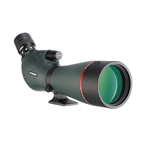 Offerta a tempo: Svbony SV406P ED Cannocchiale, 20-60X80mm 1.25” Zoom Cannocchiali con Doppia Messa a Fuoco FMC BAK4, Cannocchiale per Birdwatching Fotografia Astronomica Casuale - 0.00% da 379.99 € a 379.99 €