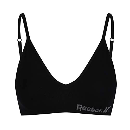 Oferta limitada: Reebok Mujer Sujetador sin Costuras Negro Medio de 16.24 € a 14.74 € (ahorro 9%)