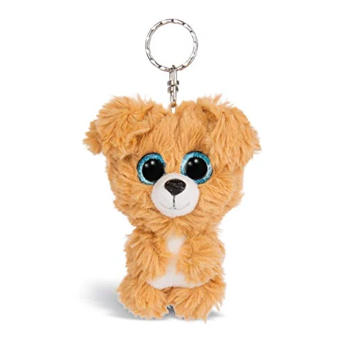 Offerta a tempo: NICI Glubschis Cane Lollidog 9 cm, con Grandi Occhi Glitterati, Peluche con Portachiavi, 46312, Cranberry - 0.00% da 10.11 € a 10.11 €