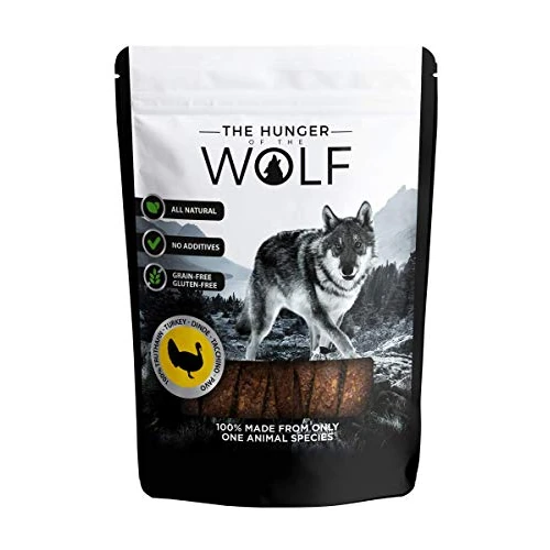 Offerta a tempo: The Hunger of the Wolf Spuntino per cani, 100% carne di tacchino - 0.2 kg - 0.00% da 5.99 € a 5.99 €