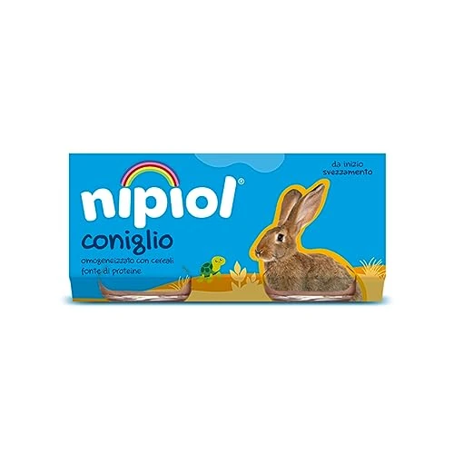 Offerta a tempo: Nipiol Omogeneizzato Coniglio - 24 Vasetti da 80gr - 0% da 21.89 € a 21.89 €