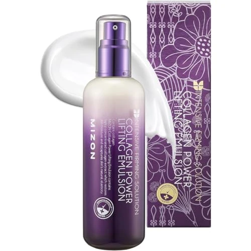 Offerta a tempo: [Mizon] Emulsione viso Power Lifting al Collagene (120 ml) idratante, rivitalizzante, tonico skin booster per pelli secche e invecchiate (Collagen Power Lifting Emulsion) - 37% da 22.26 € a 14.06 €