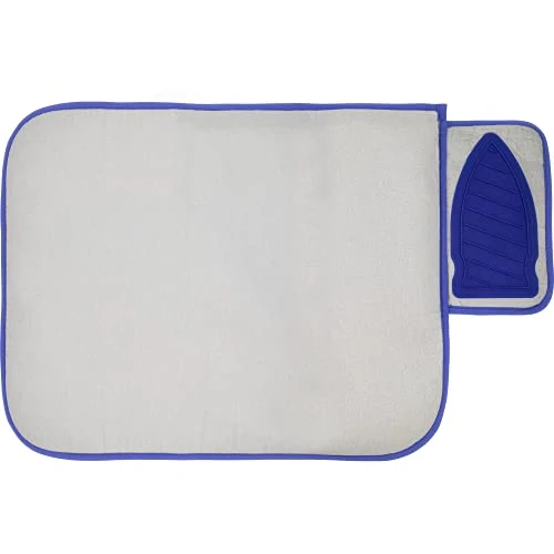Offerta a tempo: ESTETHI Telo per Stirare sul Tavolo con Poggiaferro in Silicone – Tappetino da Stiro Pieghevole per Casa e Viaggi – Superficie Termoriflettente, Lavabile, 71x50 cm - 0.00% da 19.99 € a 19.99 €