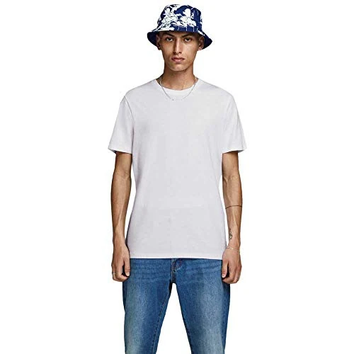 Oferta limitada: Jack & Jones Jjeorganic Basic Tee Ss O-neck Noos Camiseta, White Detail:slim, XS Hombre de 14.99 EUR a 10.32 EUR (ahorro 31%)
