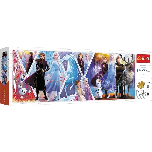 Offerta a tempo: Trefl, Puzzle, Disney Frozen 2, 1000 Elementi, Paesaggio Ghiacciato II, Panorama, qualità premium, per adulti e Bambini dai 12 anni in su - 0.00% da 12.99 € a 12.99 €