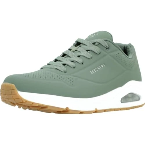 Offerta a tempo: Skechers Uno Stand On Air, Scarpe da Ginnastica Uomo, Olive White Gum, 45 EU - 25% da 79.95 € a 59.75 €