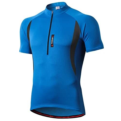 Offerta a tempo: MEETWEE Magliette Ciclismo Uomo, Maglia Ciclismo Maniche Corte/Lunghe Abbigliamento Mountain Bike Maglia - 14.65% da 21.98 € a 18.76 €