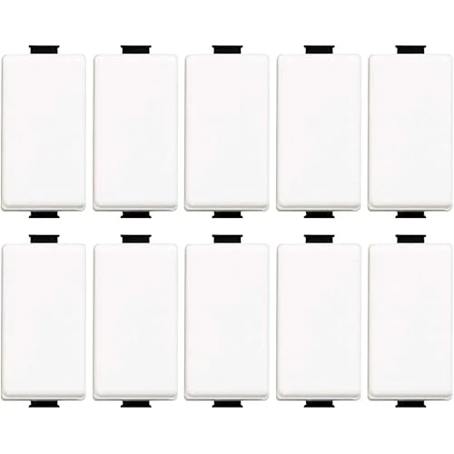 Bticino ASTAM5003 Deviatore Matix 1P, 16 A, 1m, Kit 10 Pezzi, Bianco