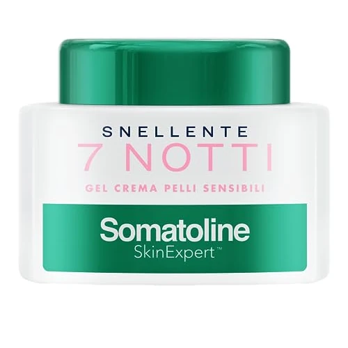 Offerta a tempo: Somatoline SkinExpert, 7 Notti Gel Crema Pelli Sensibili, Trattamento Corpo Anticellulite, Ultra Intensivo, con Estratto di Betulla, 400ml — 37% da 58,00 € a 36,40 €