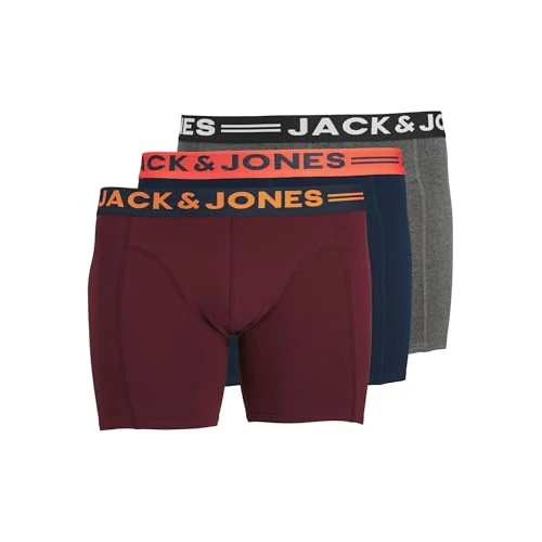Offerta a tempo: Jack & Jones Intimo Uomo, Bordeaux, XXXXXXL - 55% da 34.99 € a 15.64 €